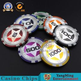 kupować Hazard European Abs Casino Poker Chips 3-3,3MM Thinkness For Gift Entertainment Game produkcja online