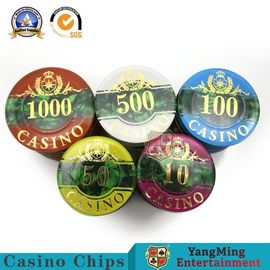 kupować RFID UV Clay Casino Poker Chip Set 760 szt. Trójwarstwowy wzór powłoki akrylowej produkcja online
