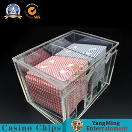 kupować Kasyno 8 talii Przezroczysty akrylowy uchwyt na karty do gry Dragon Tiger Baccarat Dedykowane dwustronne pudełko produkcja online
