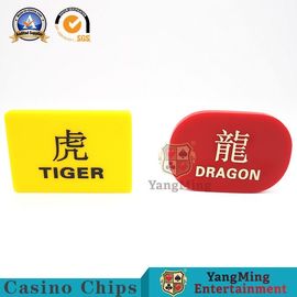 kupować Trwałe markery Baccarat Hazard w Makau Dragon Tiger Dealer All In Block Texas Cutting Plastic Seal Card produkcja online