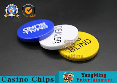 kupować Texas Hold 'Em Casino Akcesoria do gier Plastikowy przycisk do gry w pokera produkcja online