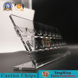 kupować Uchwyt do kasyna Baccarat Poker Chip Roulette Stół na kółkach Stojak na 2 rzędy 370 * 140 * 130 mm produkcja online