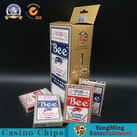 kupować Importowana karta Black Core Bee Poker ze Stanów Zjednoczonych 310 g Kolorowe pudełko w kolorze czerwonym i niebieskim produkcja online