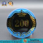 Gambling RFID Code Square Poker Chips / Personalized Rectangle UV 12g Casino Acrylic Chips Set