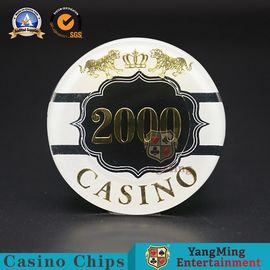 kupować 3-4.3MM Thinkness Custom Poker Chips Clay Ceramiczne Nylonowe Naklejki 14g produkcja online