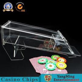 kupować Custom Iron Shaft Baccarat Card Dealing Shoe w pełni przezroczysty gruby produkcja online