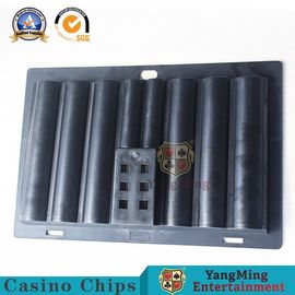 kupować Texas Hold'em Poker Club 6 Rows Casino Tacka na żetony Kolor czarny 37,5 * 25,3 cm produkcja online
