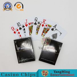 kupować Karty do gry Texas Poker Club / Wodoodporne plastikowe karty hazardowe z dużym nadrukiem produkcja online