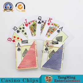 kupować 3.3 Grubość Karty do gry w kasynie Texas Holdem Club / Karty do gry w dwóch kolorach Pvc produkcja online