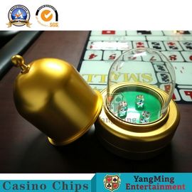 kupować 220V Casino Akcesoria do gier Przezroczysta pokrywa Elektryczny inteligentny automatyczny Shaker Sic Bo Electirc Dice Cup produkcja online