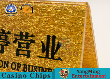 kupować Akrylowy złoty drut rzeźba Vip Room Marka Hotel Cafe Dinner Table Set Card Table Number Business Plate produkcja online