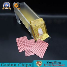 kupować Żółte złoto 8 Deck Dealer Butów Stół do gry Matowe karty do gry Shuffler produkcja online
