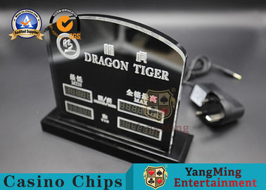 kupować Dragon Tiger Casino Table LED Ograniczony znak Stół do pokera Znak limitu zakładów dla gier stołowych Blackjack w Klubie Pokerowym produkcja online