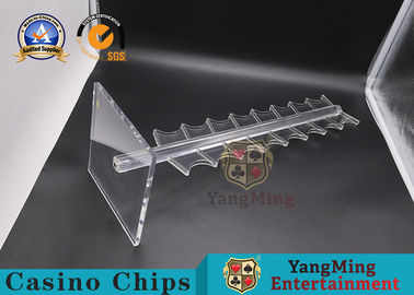kupować 10mm Thinkness Roulette Wheel Board Pionowe otwory Akrylowy stojak na żetony do pokera produkcja online