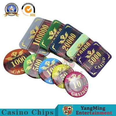 kupować 760 szt.Amerykański zestaw chipów z gliny ABS żelazny rdzeń żeton moneta Texas Hold'em gra specjalna fabryka zapobiegająca podrabianiu chipów produkcja online