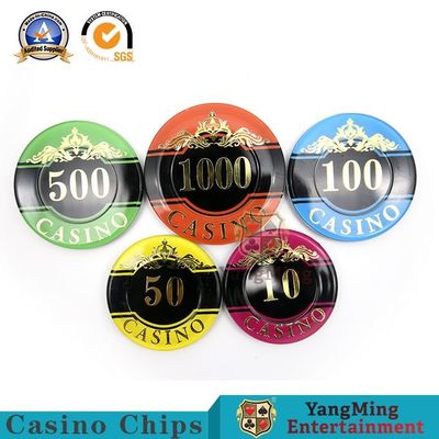 kupować Zestaw wiórów akrylowych o średnicy 50 mm do wytłaczania na gorąco plastikowych wiórów Texas Hold 'Em produkcja online