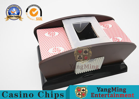 kupować Kolor drewna Plastik 2 pary Poker Card Shuffler Silent Baccarat Texas Table Game produkcja online