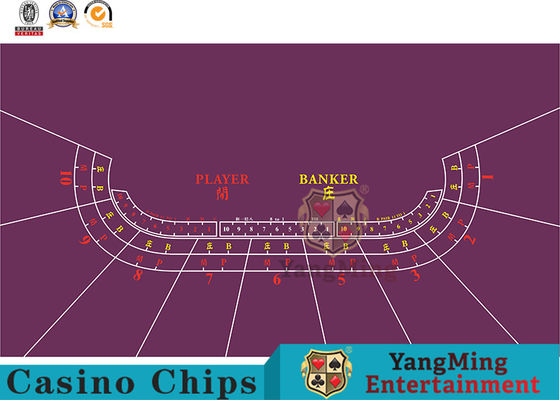 kupować 9-osobowy Baccarat i Texas Hold'Em Standardowy druk Kolorowy wodoodporny obrus do gry w pokera Dostosowanie producenta produkcja online