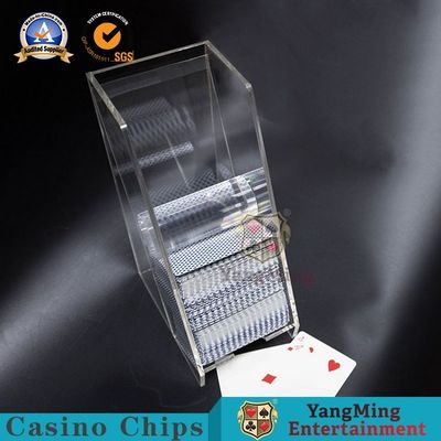 kupować W pełni przezroczysty kryształowy gruby stół do pokera Baccarat akrylowy produkcja online
