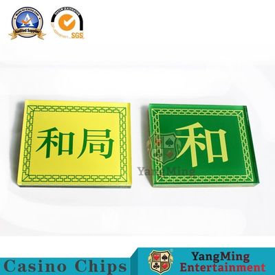kupować Crystal Casino Akcesoria do gier Żółty zielony kwadrat Karty do gry Dwustronnie produkcja online