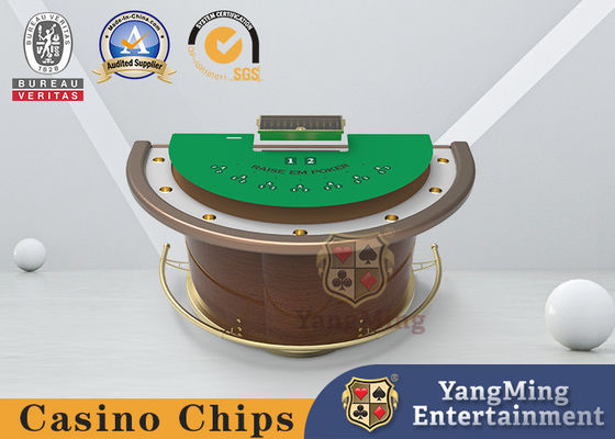 kupować Semicircle 7Cards Blackjack Stół do pokera z ognioodpornym obrusem produkcja online