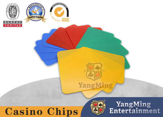 kupować Nowe plastikowe karty do cięcia Baccarat Casino Poker Game 4 kolorowe karty do cięcia PVC produkcja online