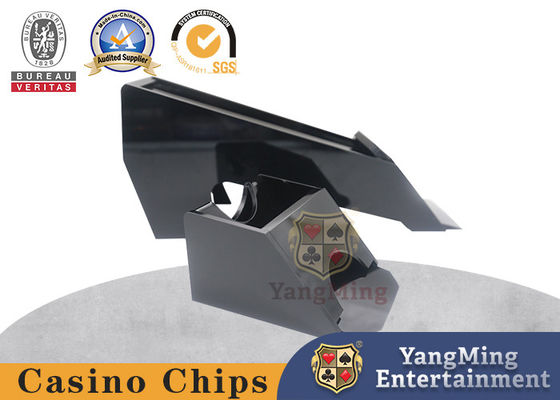 kupować Akrylowe czarne 2 pary Deal Box Black Jack Poker Table Game Deal Box produkcja online