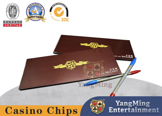 kupować 50 arkuszy na książkę Casino Club Entertainment Baccarat Score Cards produkcja online