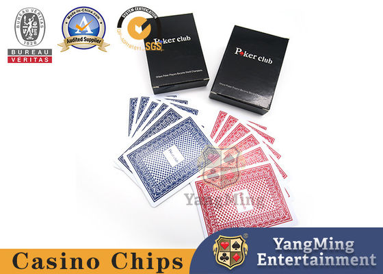 kupować PVC Plastik Duży nadruk 280 g / m2 Czarna skrzynka Poker Karty do gry w pokera w Teksasie produkcja online