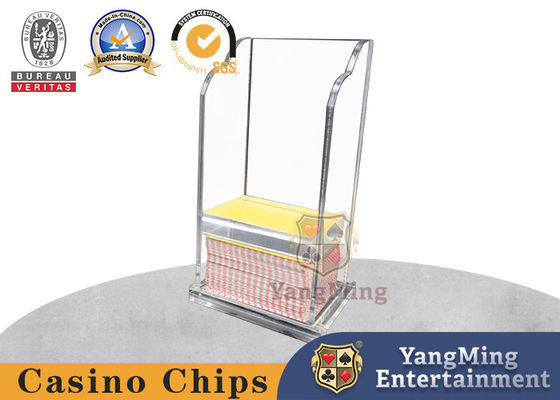 kupować Przezroczysta górna pokrywa slajdów Kasyno Poker Drop Box na stół do gier produkcja online