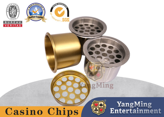 kupować Stół do gry w pokera Dedykowany pojedynczy aluminiowy uchwyt na kubek do stołu pokerowego Jumbo produkcja online