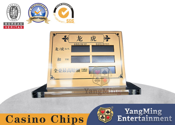 kupować Translucent akrylowa złota karta do gry w pokera Baccarat w kasynie produkcja online