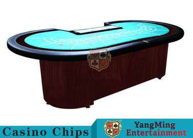 Standardowy stolik pokerowy Fod dla 9 graczy 80 cali stolik pokerowy Baccarat z sublimacją cieplną