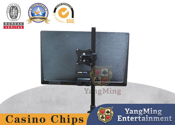 Czarny ustawialny wyświetlacz obrotowy do gry w karty Poker Game Casino Table