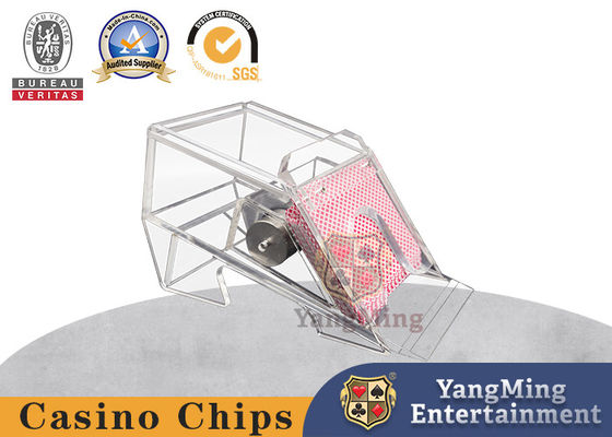 Nowy czysty akrylowy poker shuffler i poker karty rozdawania sznurowadła Baccarat System