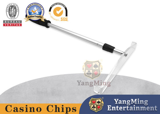 Przejrzysty odbiornik chipów pokerowych RFID Chip 2 Sekcja Teleskop Aluminiowy Akcesoria