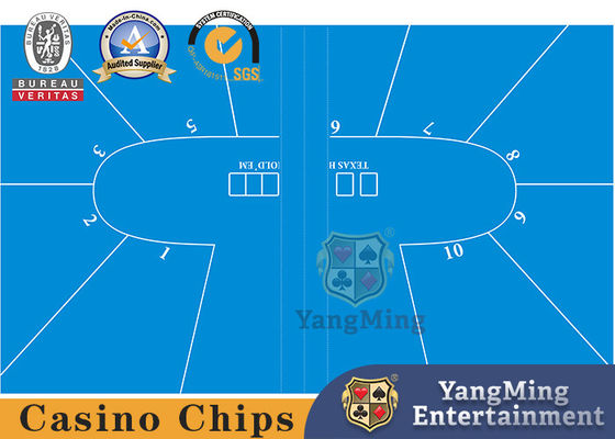 Wodoszczelna złożona obruska dla 10 osób Texas Hold'Em Poker Game Profesjonalny flanel