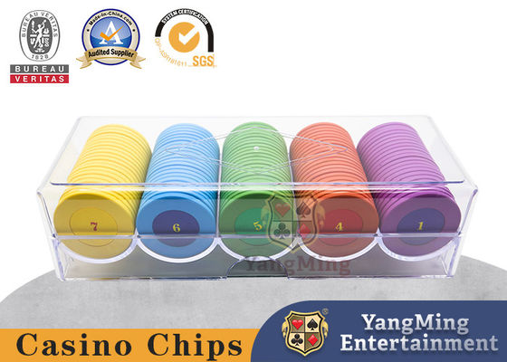 Texas Holdem Casino Chip Tray Czarny kolor, wygodny pokój z żetonami.