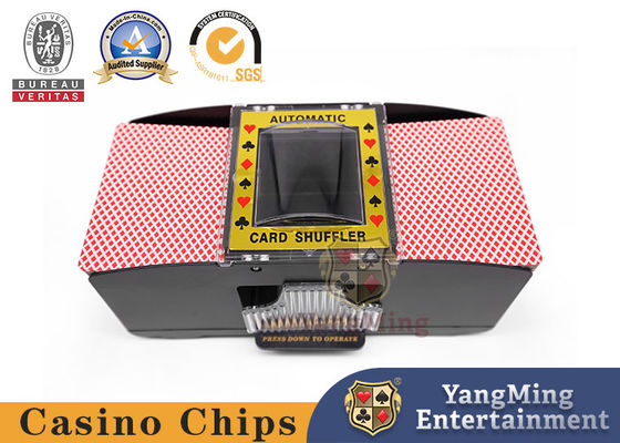 Kasyno stołowe Texas Hold'Em Gra Nowy bateryjny jednorazowy plastikowy poker shuffler
