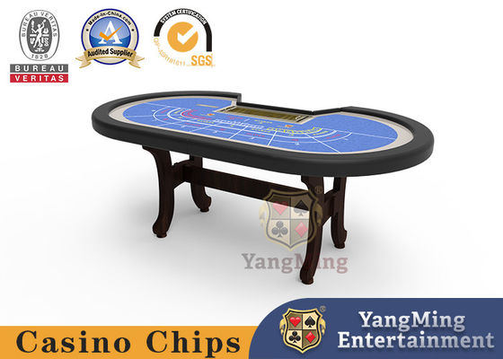 8-osobowy Baccarat H-Leg Gambling Poker Table Table Tablecloth Game Kolor można dostosować