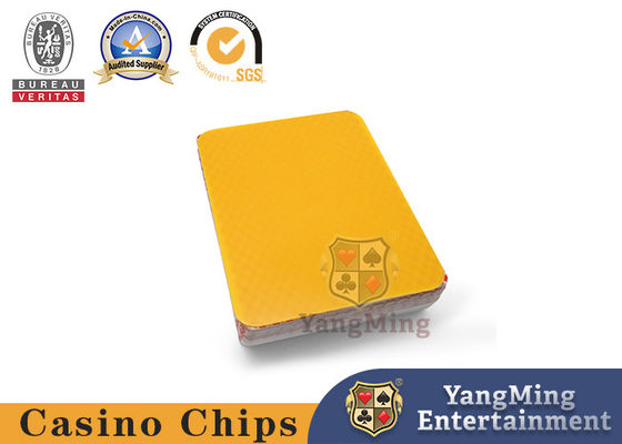 Nowe plastikowe karty do cięcia Baccarat Casino Poker Game 4 kolorowe karty do cięcia PVC