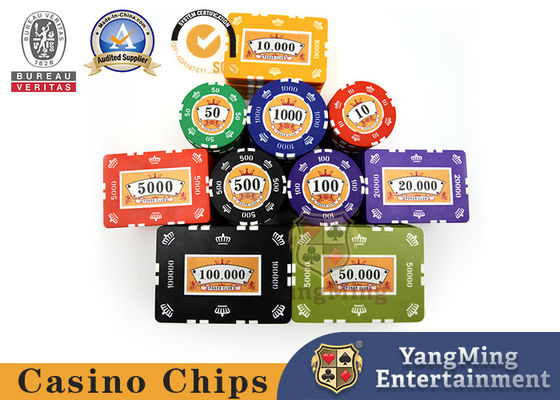 Nowy Design Kasyno Kartów Międzynarodowych Texas Hold'Em Zestaw Chipów