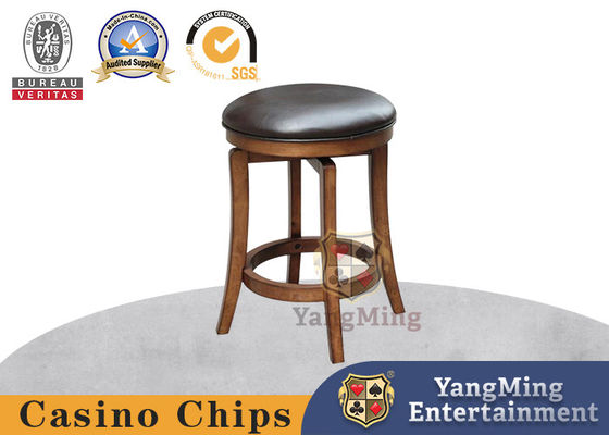 Producent Importowane obrotowe krzesło barowe z litego drewna Krzesło klubu pokerowego Texas Hold'Em