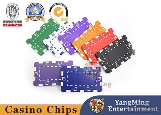 11.5g Nowy ABS Plastikowy kod kości Texas Baccarat Casino Poker Wielobarwne żetony