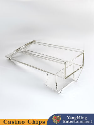 Pokerowe pokary Mini Poker Shoe Casino Acrylic Frosted Poker Table Shuffler