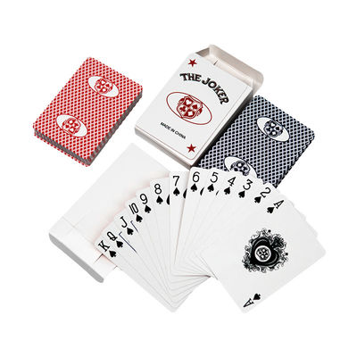 310 g niemieckich kart pokerowych Blackchip Casino Customized Two Color Design Baccarat Dragon Tiger Poker Karty do gry stołowej