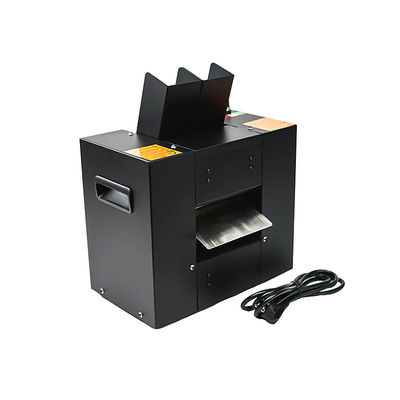 Czarny żelazo nierdzewny kart Shredder dla podwójnego portu kasyna stoły pokerowe dla kart Shredding Machine