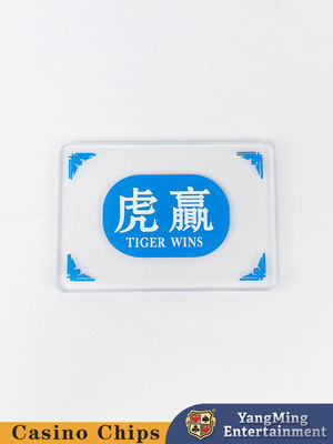 Dragon and Tiger Poker Table Marker Gambling Games Chiński i angielski Silk Screen Printing