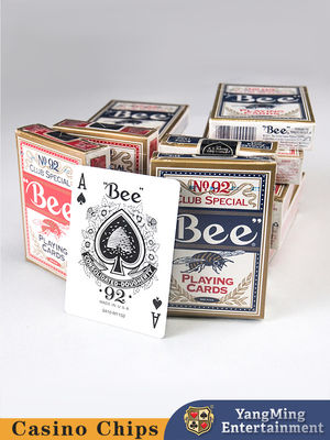Importowane 310g Niemcy Czarny Rdzeń Karty Poker Papierowe Baccarat Kasyno Rozrywka Rozrywka Karty do gry