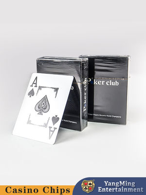 Nowy pokerowy wydawca Duże dwukolorowe plastikowe karty do gry Wysoce wodoodporne Duże litery Drukowanie kwiatowe karty do gry